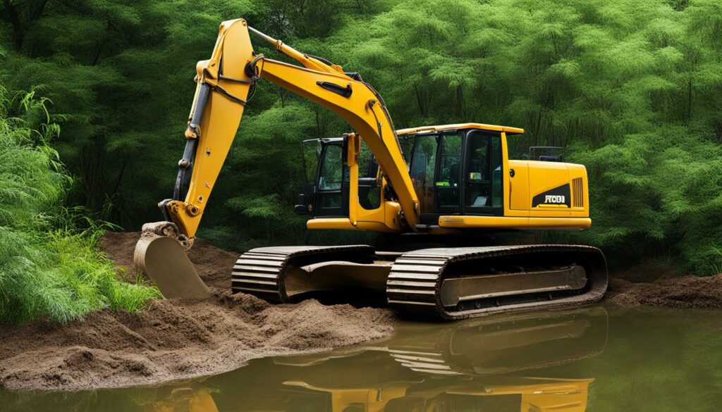 Evaluating Excavator Efficiency for Pond Excavation